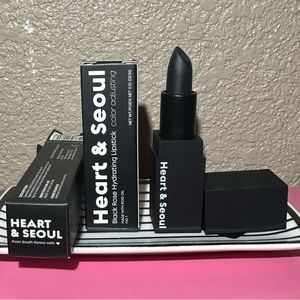 Beauty Spy Heart & Seoul Color Changing Black Rose Lipstick New in Box.